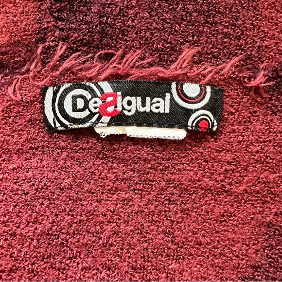 Desigual boho fringe blanket scarf - Picture 5 of 5